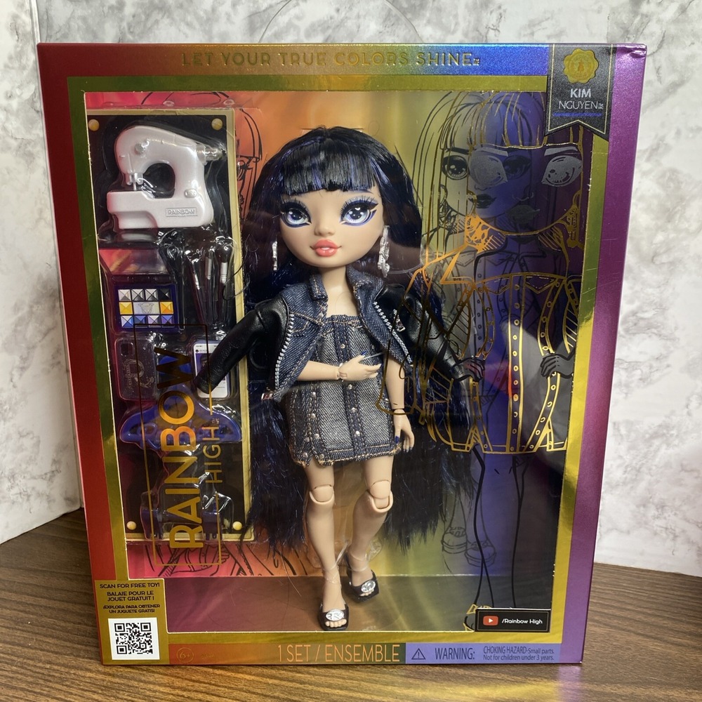 Rainbow High Kim Nguyen Denim Blue Fashion Doll w/accessories  New, 2023
